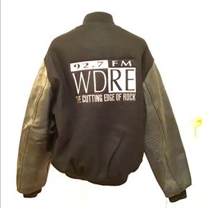 Rare find!  Vintage WDRE radio station jacket.